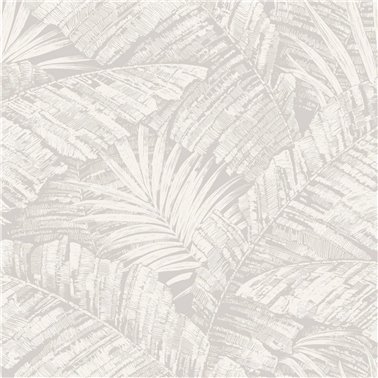 Palm Cove Toile White Grey RT7922