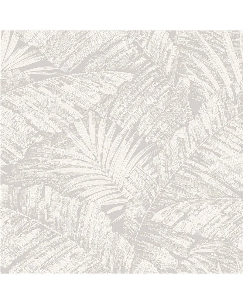 Palm Cove Toile White Grey RT7922 Palm Cove Toile White Grey RT7922