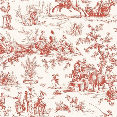 Seasons Toile Scarlet GR5925