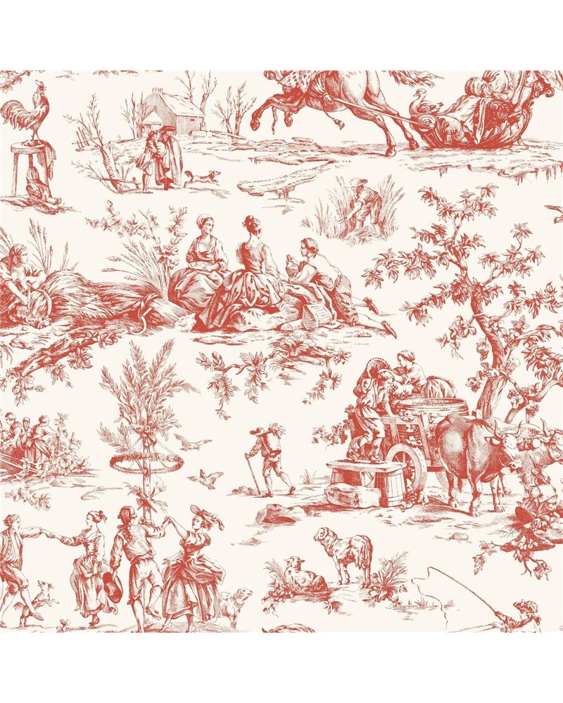 Seasons Toile Scarlet GR5925 Seasons Toile Scarlet GR5925