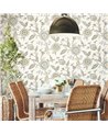 Dahlia Blooms Cotton Sky GO8234