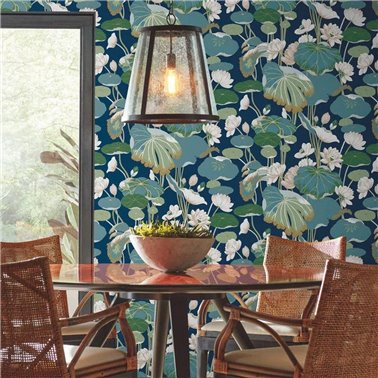 Lotus Pond Indigo Gold GO8295