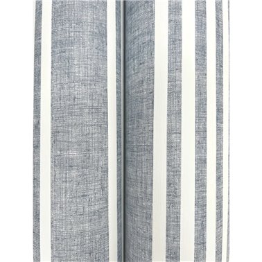 French Linen Stripe Navy...