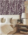 Bambou Toile Burgundy RT7835