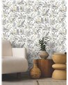 Mushroom Garden Toile Neutral Gold RT7892