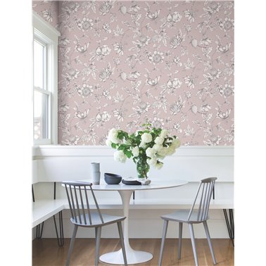 Passion Flower Toile Orchid...