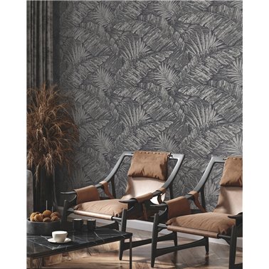 Palm Cove Toile Silver...