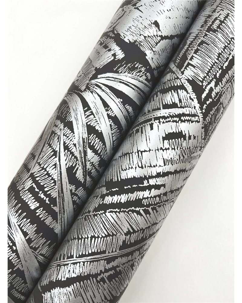 Palm Cove Toile Silver Black RT7923