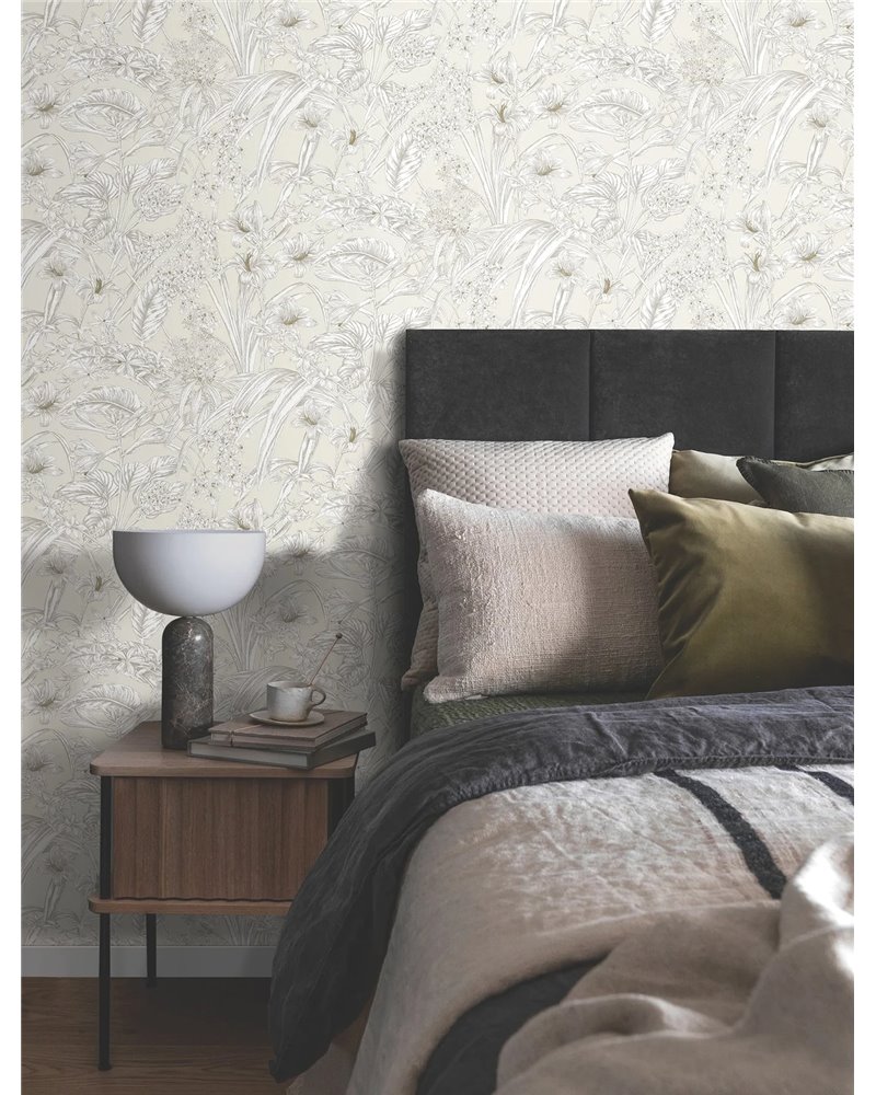 Orchid Conservatory Toile Beige Taupe RT7883