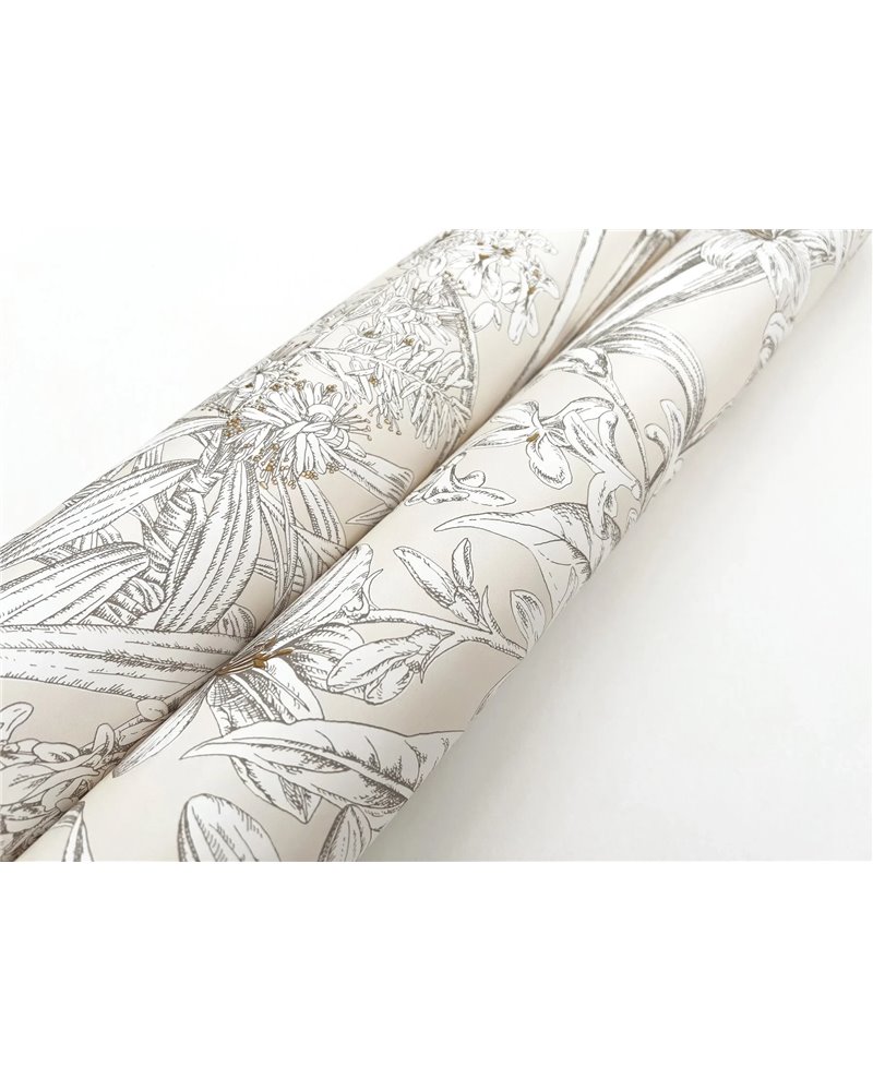 Orchid Conservatory Toile Beige Taupe RT7883