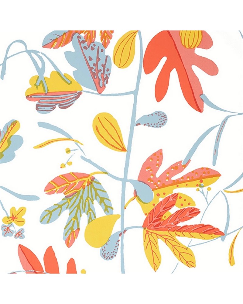 Matisse Leaf Coral and Yellow T16206 Matisse Leaf Coral and Yellow T16206
