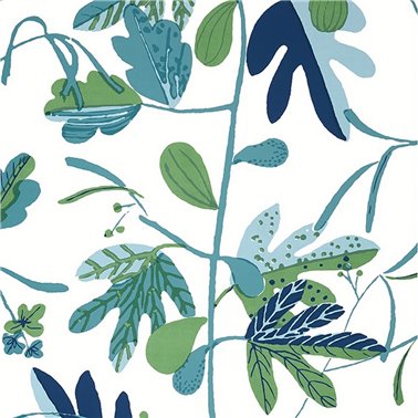 Matisse Leaf Green and Blue T16209