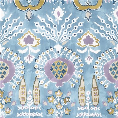 Mendoza Suzani French Blue and Lavender T16244