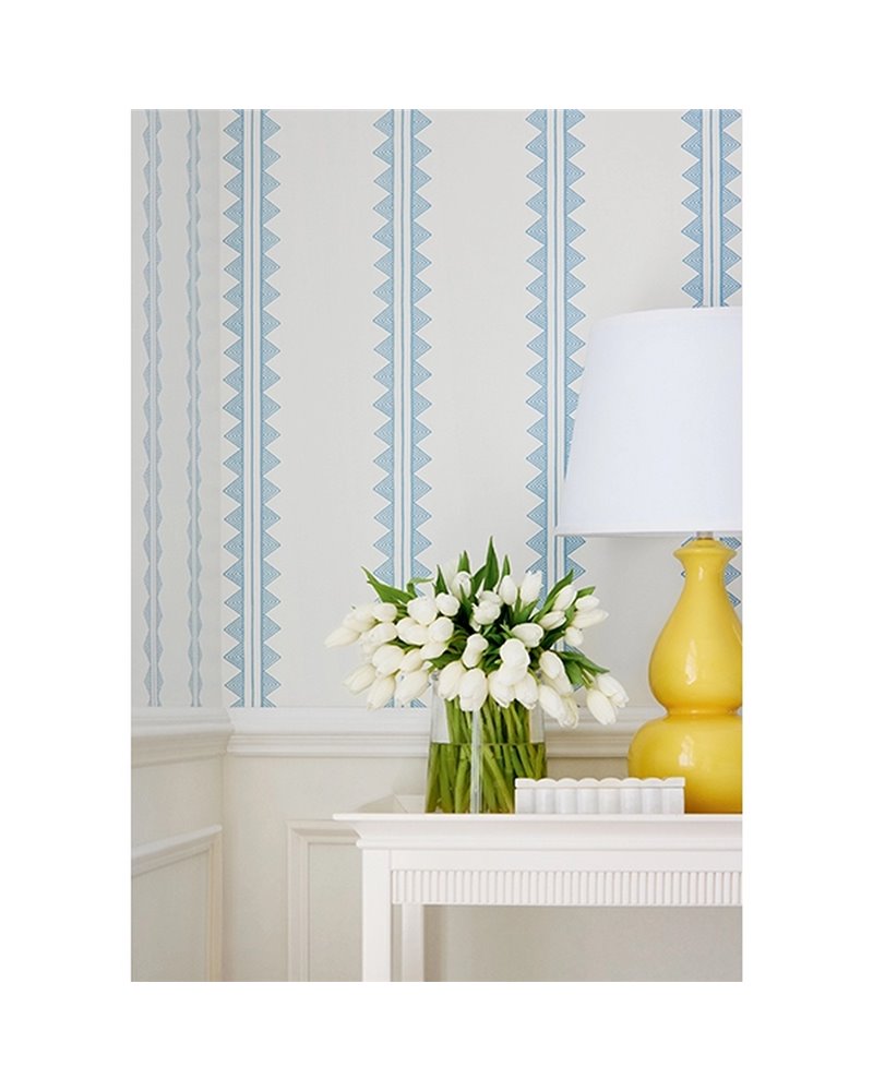 Agave Stripe French Blue T16228