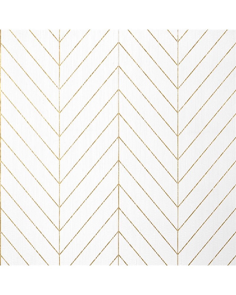 Land Bridge White and Metallic Gold T41005