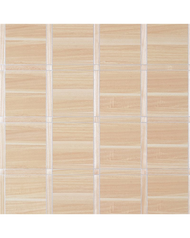 Wood Panel Natural and Metallic Silver T41002