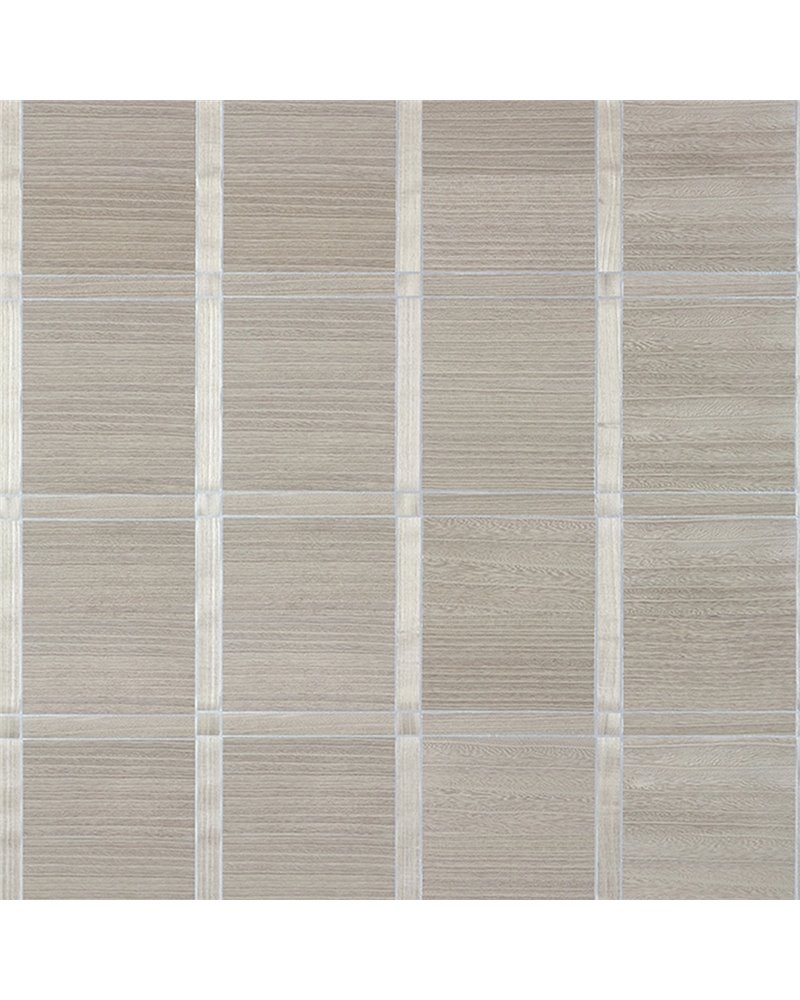 Wood Panel Taupe and Metallic Silver T41003 Wood Panel Taupe and Metallic Silver T41003