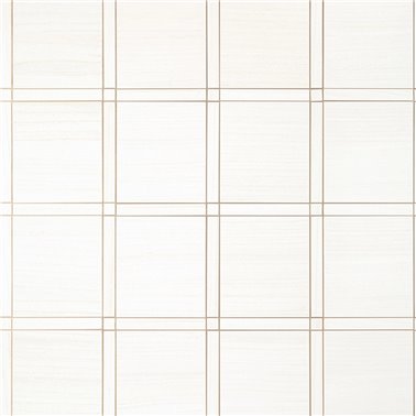 Wood Panel White and Metallic Pewter T41000