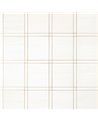 Wood Panel White and Metallic Pewter T41000