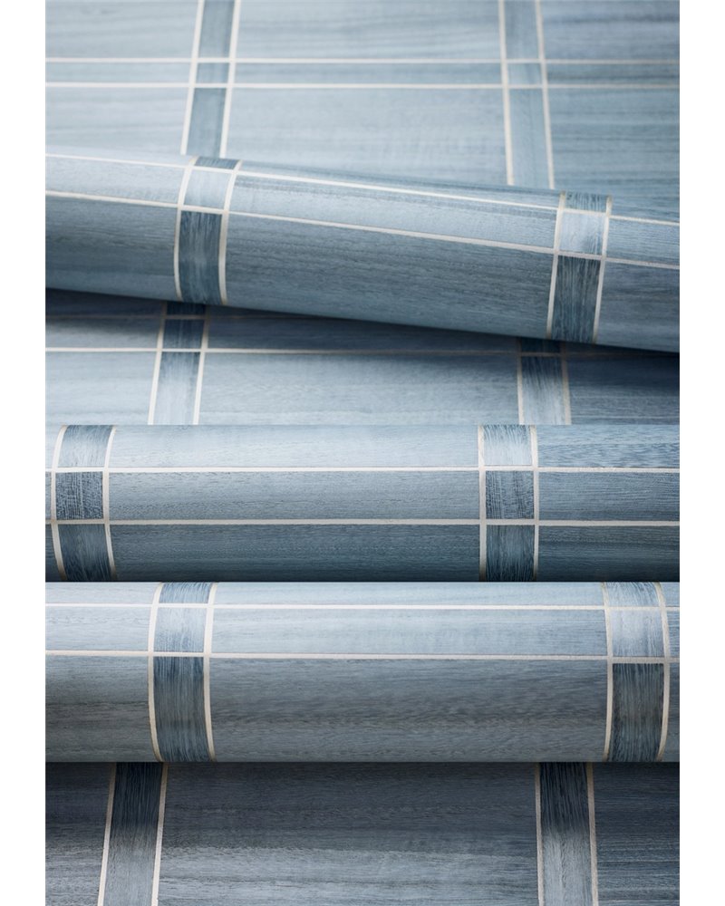 Wood Panel White and Metallic Pewter T41000