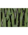 ALBERI NERI SU FONDO VERDE SE33647